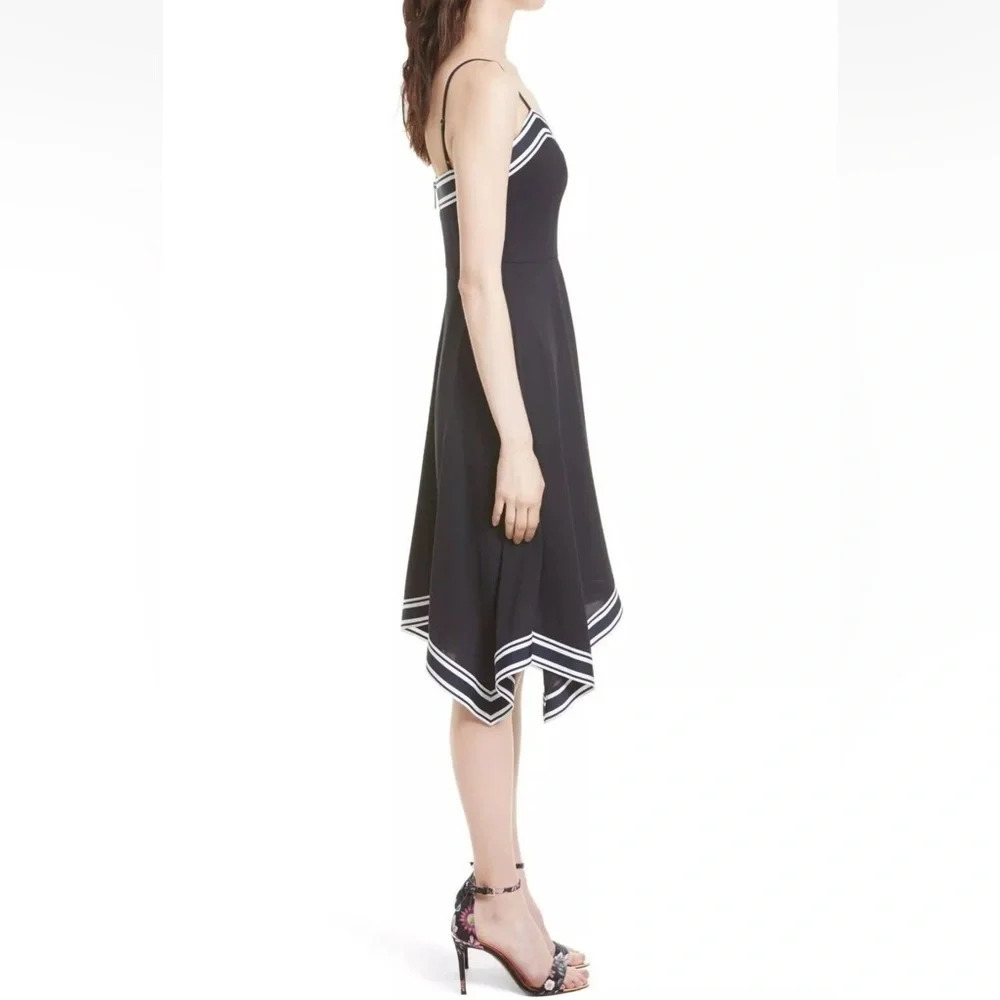 NWOT Ted Baker Kahmen Strappy Midi Dress Black and White Casual Preppy Women’s 4 - Picture 2 of 14
